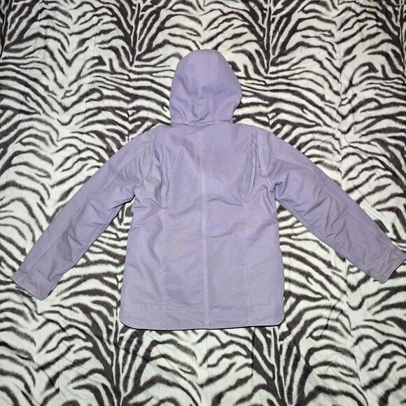 Carhartt WJ141 -563- Purple Sage insulated zip-up hoodie jacket women L lavander - Picture 6 of 10